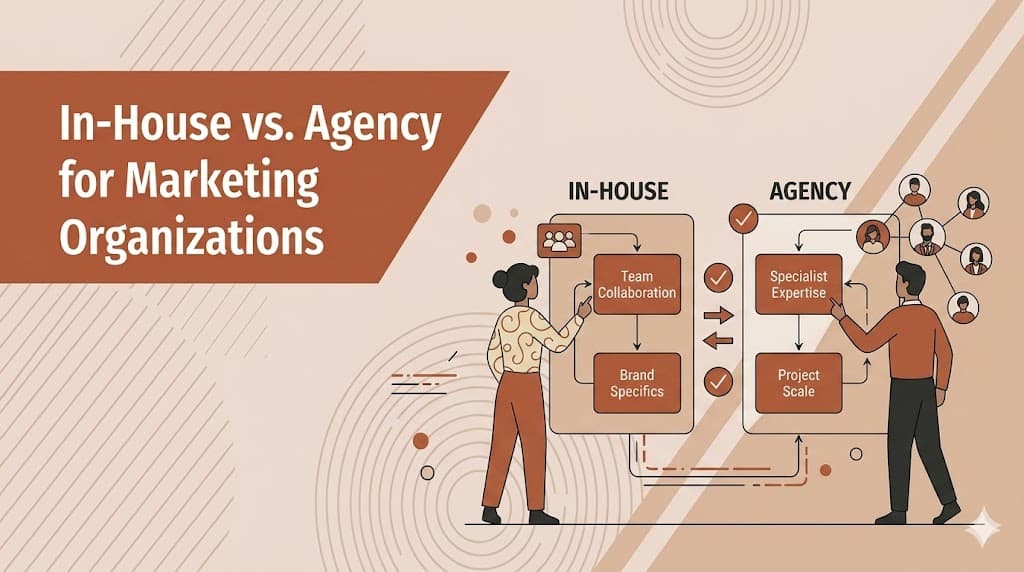 In-House vs. Agency: How to Make the Right Choice for Your Marketing Org