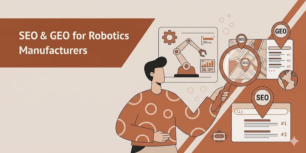 4 Tips for a Strong SEO + GEO Strategy for Robotics Manufacturers