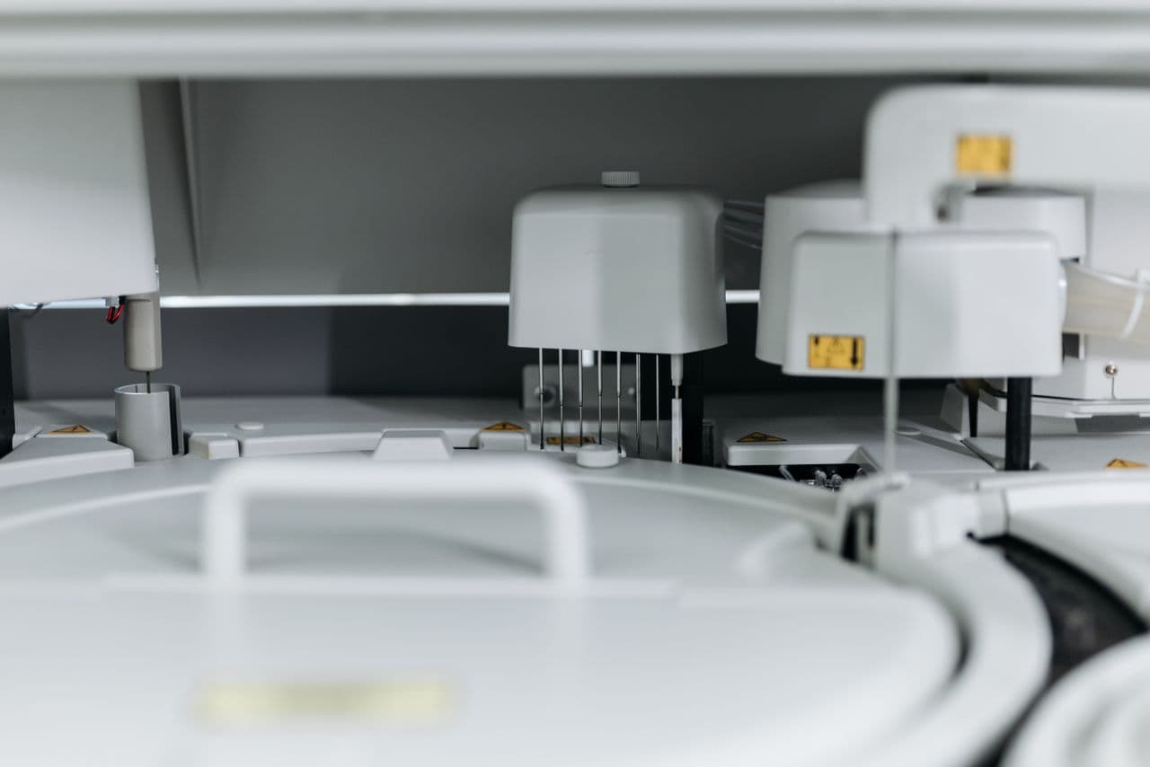 Modern medical diagnostic technology in a clinical setting